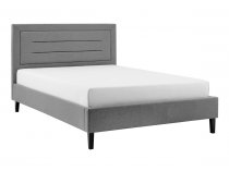 Kielder bedstead in grey fabric